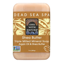 Load image into Gallery viewer, One With Nature Dead Sea Mineral Shea Butter Soap - 7 Oz