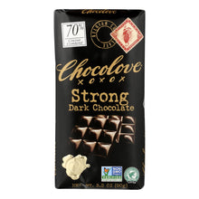 Load image into Gallery viewer, Chocolove Xoxox - Premium Chocolate Bar - Dark Chocolate - Strong - 3.2 Oz Bars - Case Of 12
