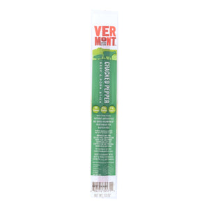 Vermont Smoke And Cure Realsticks - Cracked Pepper - 1 Oz - Case Of 24