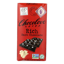 Load image into Gallery viewer, Chocolove Xoxox - Premium Chocolate Bar - Dark Chocolate - Rich - 3.2 Oz Bars - Case Of 12