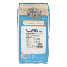 Load image into Gallery viewer, Lundberg Family Farms Organic Rice - Brown Basmati - Case Of 25 Lbs