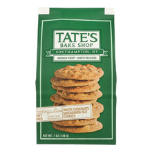 Load image into Gallery viewer, Tate&#39;s Bake Shop White Chocolate Macadamia Nut Cookies - Case Of 12 - 7 Oz.
