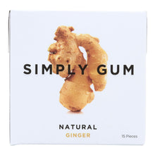 Load image into Gallery viewer, Simply Gum All Natural Gum - Ginger - Case Of 12 - 15 Count