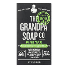 Load image into Gallery viewer, Grandpa&#39;s Pine Tar Bar Soap - 3.25 Oz