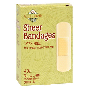 All Terrain - Bandages - Sheer - 3-4 In X 3 In - 40 Ct