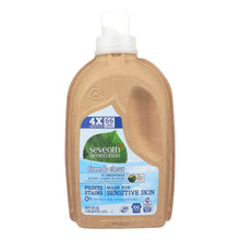 Load image into Gallery viewer, Seventh Generation Natural 4x Concentrated Laundry Detergent - Free And Clear - Case Of 6 - 50 Fl Oz.