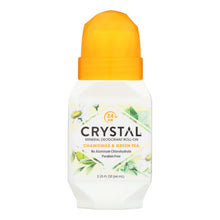 Load image into Gallery viewer, Crystal Essence Mineral Deodorant Roll-on Chamomile And Green Tea - 2.25 Fl Oz