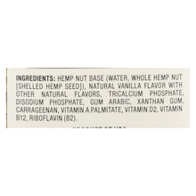 Load image into Gallery viewer, Pacific Natural Foods Hemp Vanilla - Unsweetened - Case Of 12 - 32 Fl Oz.
