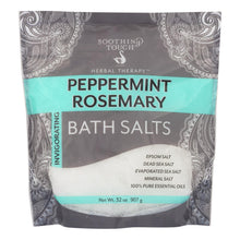 Load image into Gallery viewer, Soothing Touch Bath Salts - Peppermint Rosemary - 32 Oz