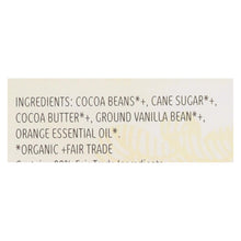 Load image into Gallery viewer, Theo Chocolate Organic Chocolate Bar - Classic - Dark Chocolate - 70 Percent Cacao - Orange - 3 Oz Bars - Case Of 12