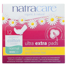 Load image into Gallery viewer, Natracare Ultra Extra Pads W-wings - Normal -  12 Count