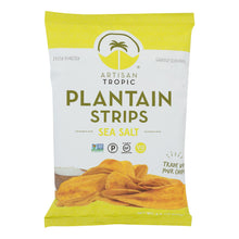 Load image into Gallery viewer, Artisan Tropic Plantain Strips - With Sea Salt - Case Of 12 - 4.5 Oz.