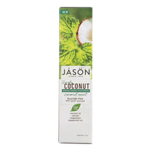 Load image into Gallery viewer, Jason Natural Products Strengthening Toothpaste - Coconut Mint - 4.2 Oz
