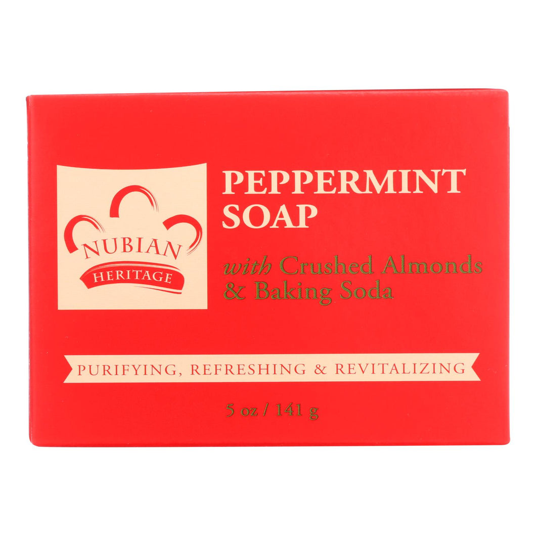 Nubian Heritage Bar Soap Peppermint - 5 Oz
