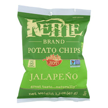 Load image into Gallery viewer, Kettle Brand Potato Chips - Jalapeno - Hot - 1.5 Oz - Case Of 24