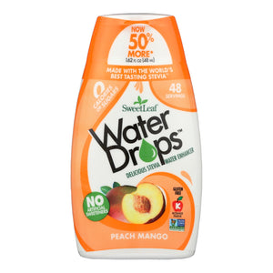 Sweet Leaf Water Drops - Peach Mango - 1.62 Fl Oz