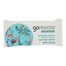 Load image into Gallery viewer, Gomacro Organic Macrobar - Granola With Coconut - 2 Oz Bars - Case Of 12