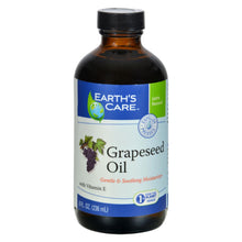 Load image into Gallery viewer, Earth&#39;s Care 100% Pure Grapeseed Oil - 8 Fl Oz