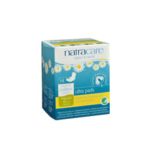 Load image into Gallery viewer, Natracare Natural Ultra Pads W-wings Regular W-organic Cotton Cover -  14 Pack