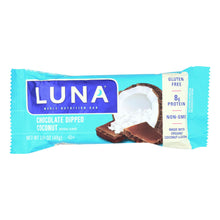 Load image into Gallery viewer, Clif Bar Luna Bar - Organic Chocolate Dipped Coconut - Case Of 15 - 1.69 Oz