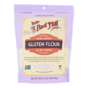 Bob's Red Mill - Flour Gluten - Case Of 4-20 Oz