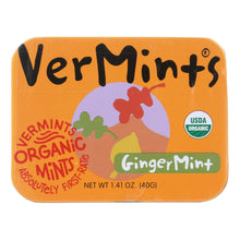 Load image into Gallery viewer, Vermints Breath Mints - All Natural - Gingermint - 1.41 Oz - Case Of 6
