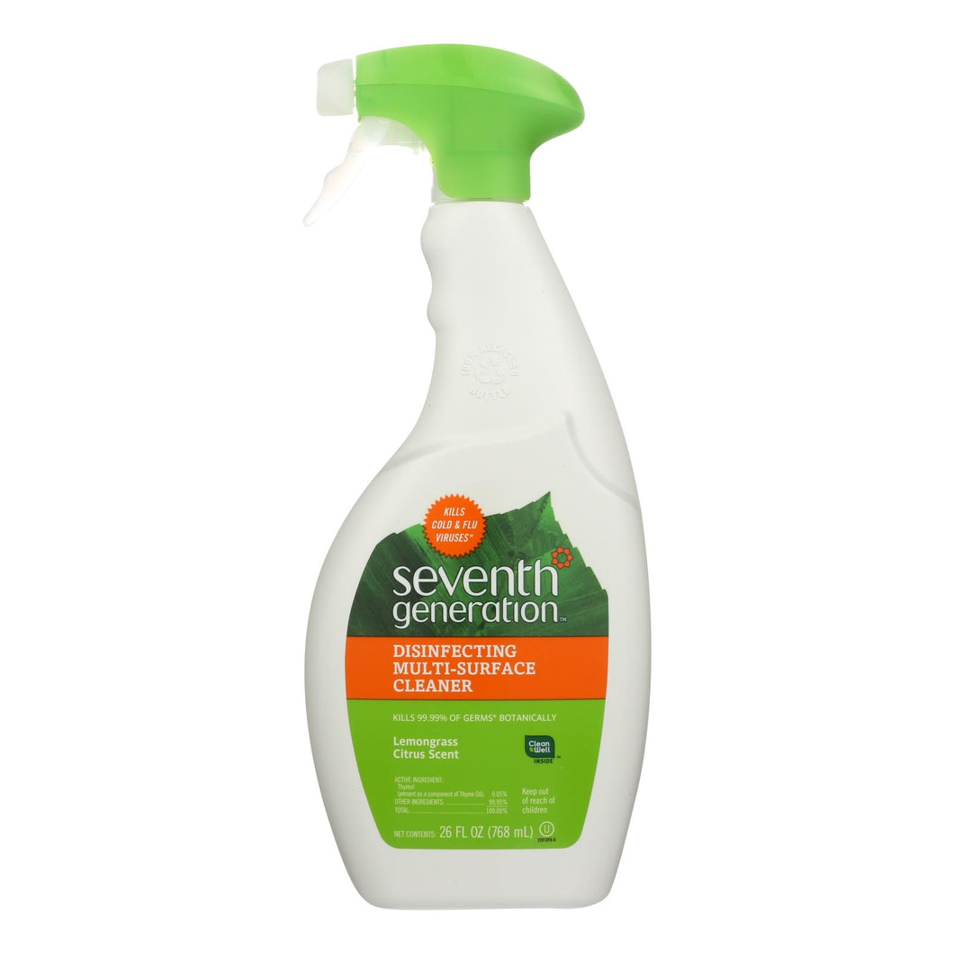 Seventh Generation All Purpose Natural Cleaner - Free And Clear - Case Of 8 - 26 Fl Oz.