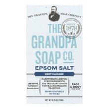 Load image into Gallery viewer, Grandpa Soap Bar Soap - Epsom Salt - 4.25 Oz