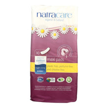 Load image into Gallery viewer, Natracare Natural Night Time Pads - 10 Pack
