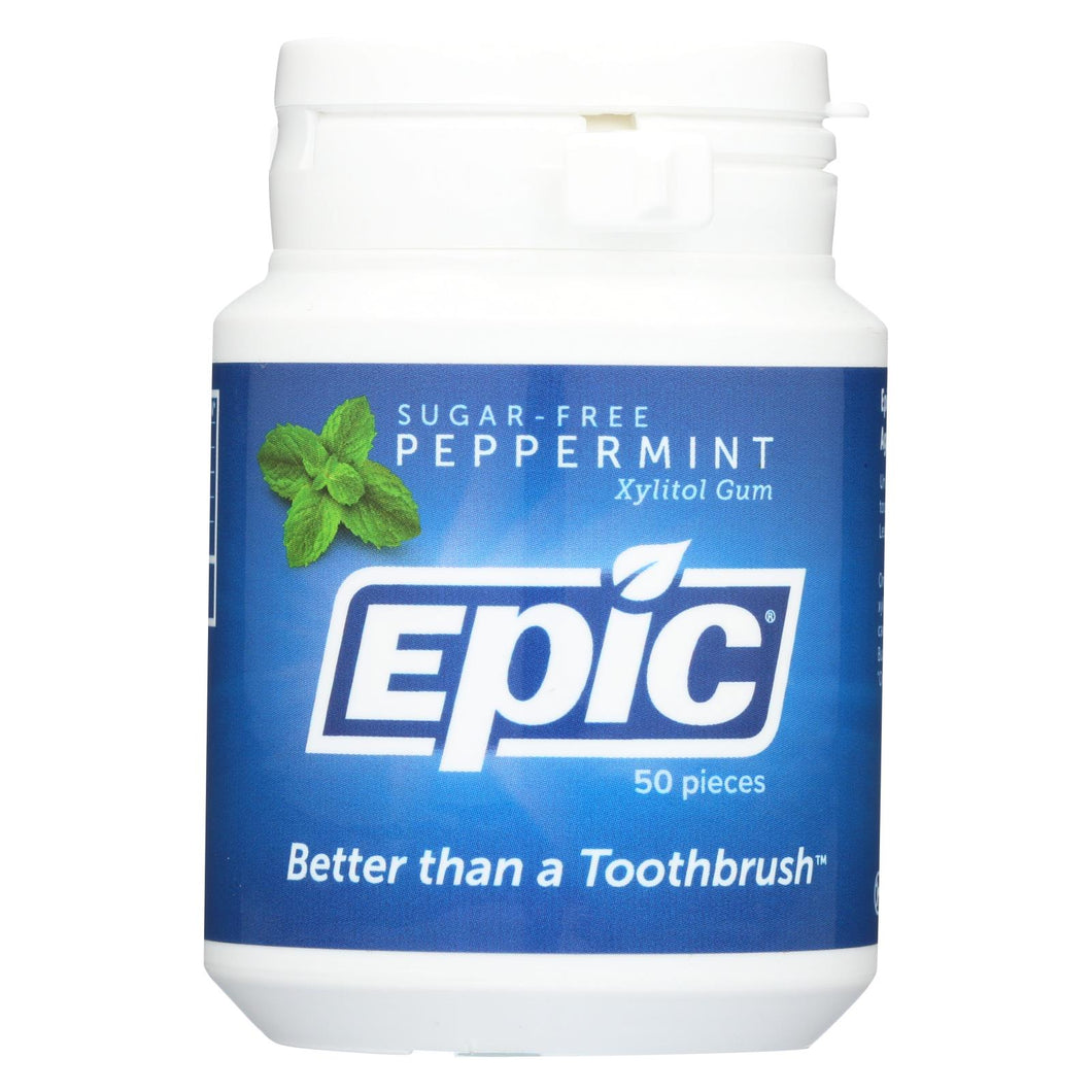 Epic Dental - Xylitol Gum - Peppermint - 50 Count