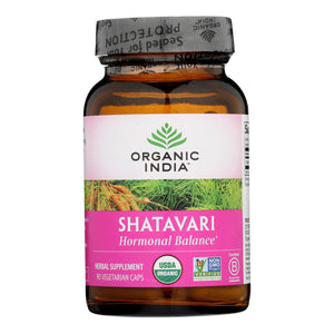 Organic India Usa Whole Herb Supplement, Shatavari  - 1 Each - 90 Vcap