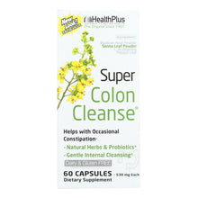 Load image into Gallery viewer, Health Plus - Super Colon Cleanse - 60 Capsules