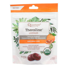 Load image into Gallery viewer, Quantum Research Thera Zinc Lozenges - Blood Orange - 18 Count