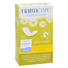 Load image into Gallery viewer, Natracare Natural Mini Panty Liners - 30 Pack
