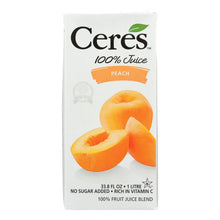 Load image into Gallery viewer, Ceres Juices Juice - Peach - Case Of 12 - 33.8 Fl Oz