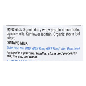 Teras Whey Protein Powder - Whey - Organic - Bourbon Vanilla - 12 Oz