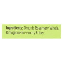 Load image into Gallery viewer, Spicely Organics - Organic Rosemary - Whole - Case Of 6 - 0.2 Oz.