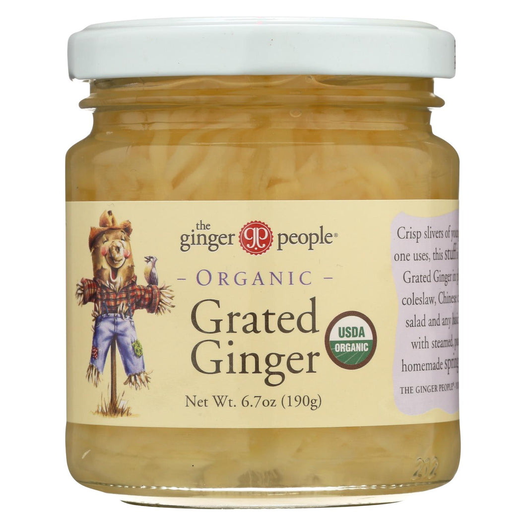The Ginger People Organic Ginger - Grated - Case Of 12 - 6.7 Oz.