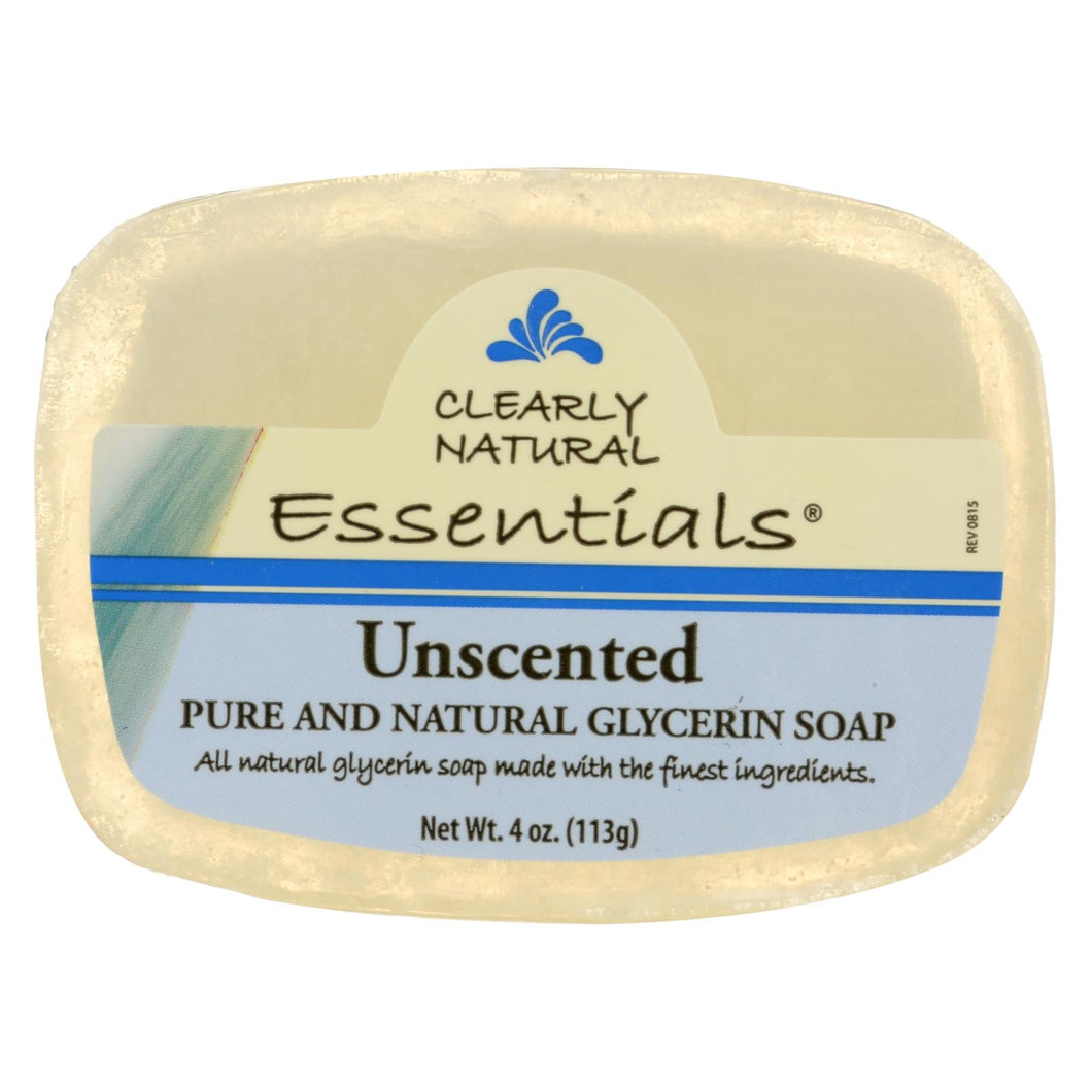 Clearly Natural Glycerine Bar Soap Unscented - 4 Oz