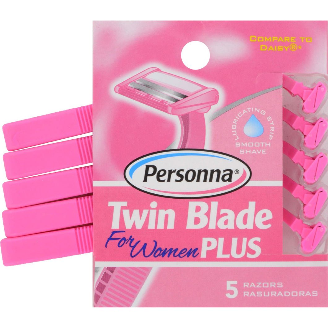 Personna Razor Blades - Twin Blade Plus - 5 Pack