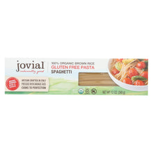 Load image into Gallery viewer, Jovial - Pasta - Organic - Brown Rice - Spaghetti - 12 Oz - Case Of 12