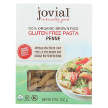 Load image into Gallery viewer, Jovial - Pasta - Organic - Brown Rice - Penne Rigate - 12 Oz - Case Of 12