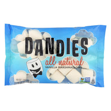 Load image into Gallery viewer, Dandies - Air Puffed Marshmallows - Classic Vanilla - Case Of 12 - 10 Oz.