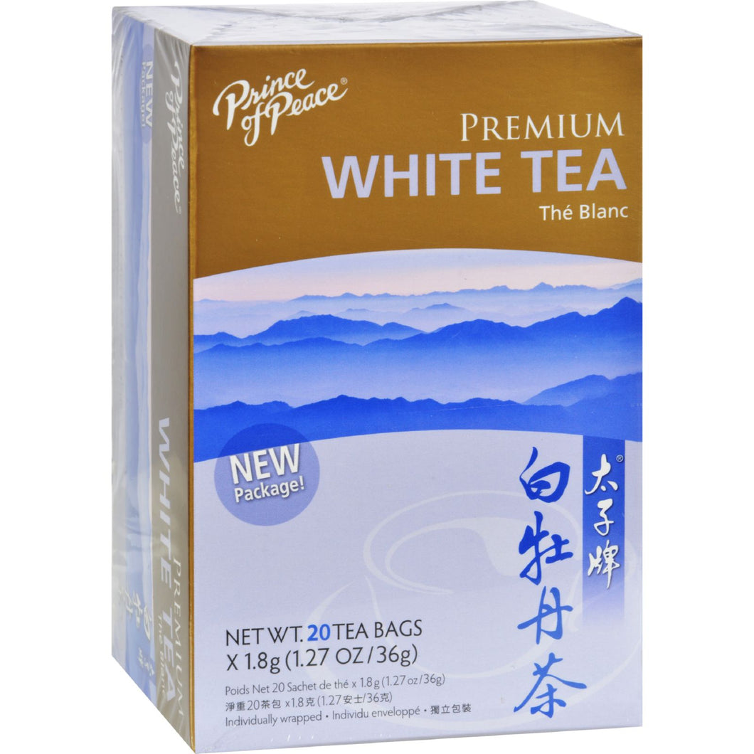 Prince Of Peace Natural Premium Peony White Tea - 20 Tea Bags