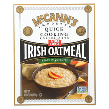 Load image into Gallery viewer, Mccann&#39;s Irish Oatmeal Quick Cooking Rolled Oats - Case Of 12 - 16 Oz.