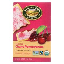 Load image into Gallery viewer, Nature&#39;s Path Organic Frosted Toaster Pastries - Cherry Pomegranate - Case Of 12 - 11 Oz.