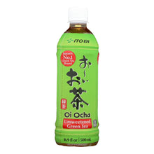 Load image into Gallery viewer, Ito En Oi Ocha Unsweetened Japanese Green Tea - Case Of 12 - 16.9 Oz