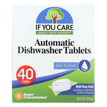 Load image into Gallery viewer, If You Care Automatic Dishwasher Tabs - 40 Count - Case Of 8