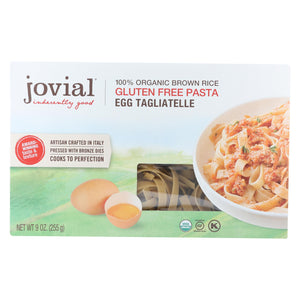 Jovial - Pasta - Organic - Brown Rice - Traditional Egg Tagliatelle - 9 Oz - Case Of 12