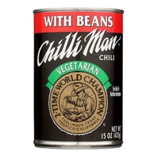Load image into Gallery viewer, Chilli Man Vegetarian Chili With Beans - Case Of 12 - 15 Oz